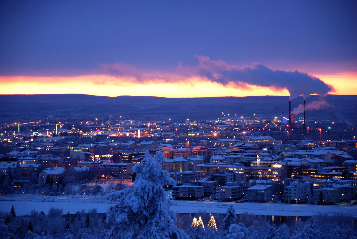 Lapplands Hauptstadt Rovaniemi